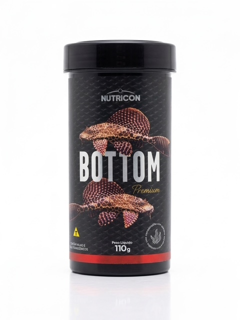 Ração Bottom Fish Nutricon Premium 110g Aquário Peixes Fundo — foto do produto