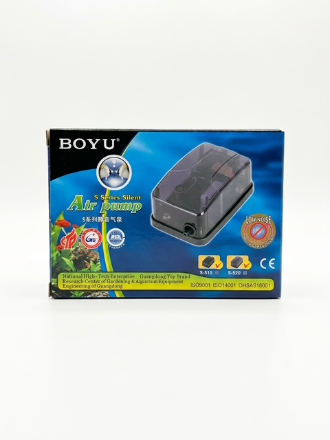 Bomba Compressora De Ar Boyu S-510 110v Porosa Redonda — foto do produto