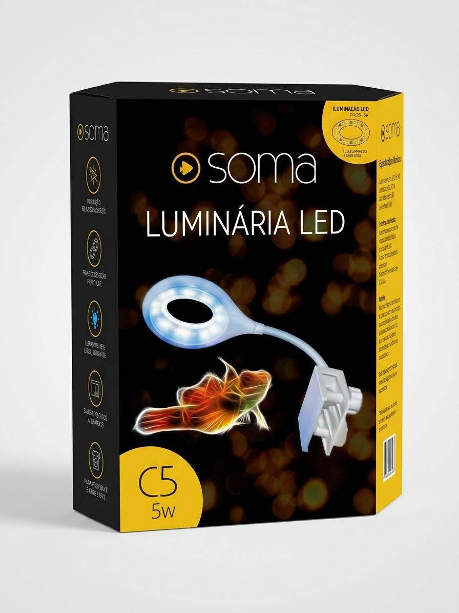 LUMINARIA LED SOMA C5 5W — foto do produto