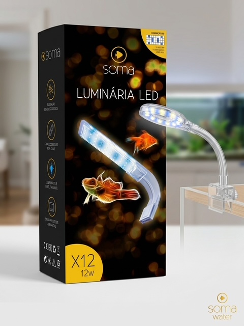 LUMINARIA LED SOMA X12 12W — foto do produto