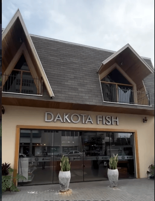 Fachada da Dakota Fish em Rolândia